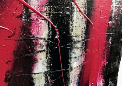 Detailfoto 6 - wie fein die Farbspritzer auslaufen