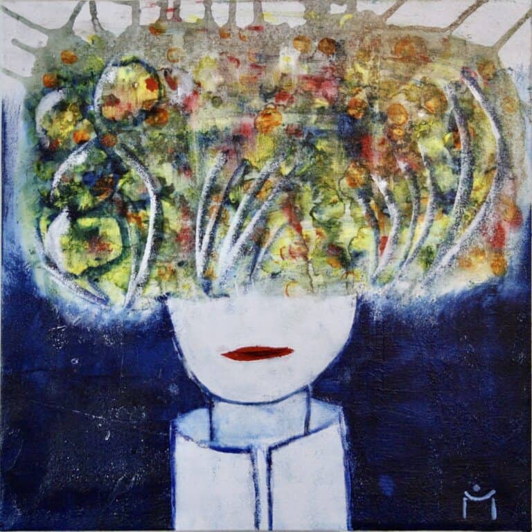 Acryl Bild Struwwelkopf Petra Tageslicht