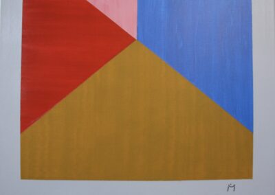 Acryl Bild die Nullnummer