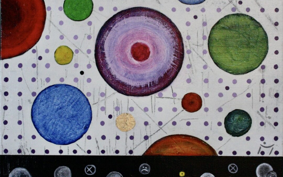 Acrylbild #11: Lichtsamen versus Wünsche
