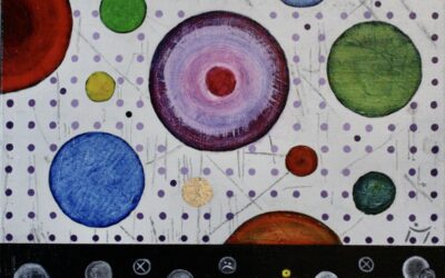 Acrylbild #11: Lichtsamen versus Wünsche 