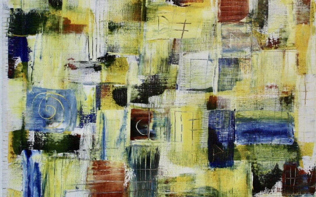 Acrylbild #7: Summertime – Flächen & Felder 3