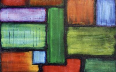 Acrylbild #9: Tetris – Flächen & Felder 4