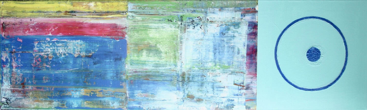 Rakel Acrylbild Two in One im Querformat