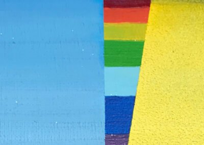 Acrylbild JETZT - Detailfoto 8 - 1 - Das Element Luft / Licht - nur die Farben