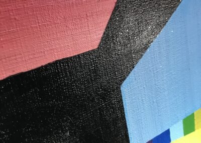 Acrylbild JETZT - Detailfoto 9 - Elemente Luft / Licht & Feuer