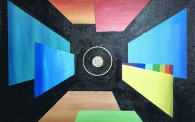 Acrylbild #18: JETZT – Flächen & Felder 8