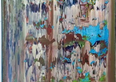 Acrylbild - getrocknet und bei Tageslicht aufgenommen
