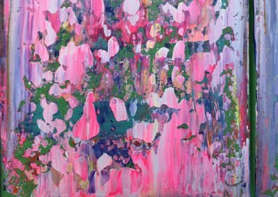 Rakel Acrylbilder Tanz der Farben - Detailfoto 1
