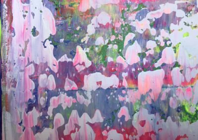 Rakel Acrylbilder Tanz der Farben - Detailfoto 3