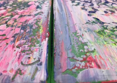 Rakel Acrylbilder Tanz der Farben - Detailfoto 8