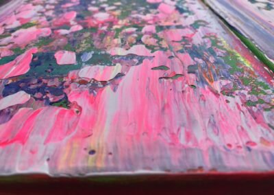 Rakel Acrylbilder Tanz der Farben - Detailfoto 9