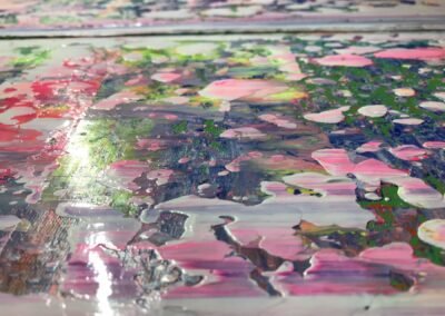 Rakel Acrylbilder Tanz der Farben - Detailfoto 3