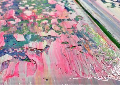 Rakel Acrylbilder Tanz der Farben - Detailfoto 7