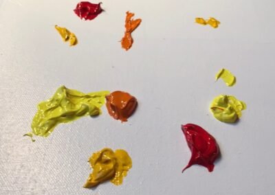 Bild Abrakadabra - Grundierung der Leinwand