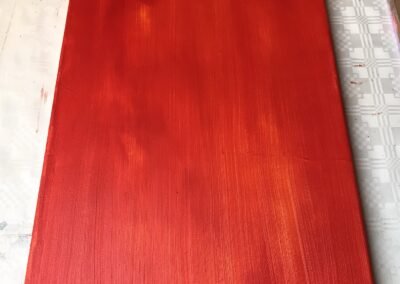 Leinwand, schöne Farbspiele in Rot und Orange