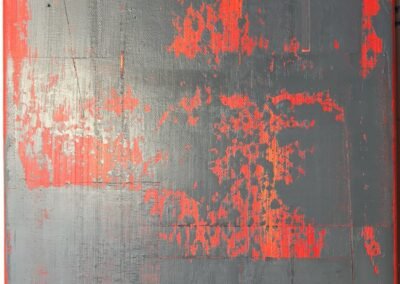 Detailausschnitt der Leinwand