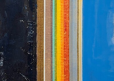 Der Zwischenraum mit einem Teil der linken und rechten Bildhälfte