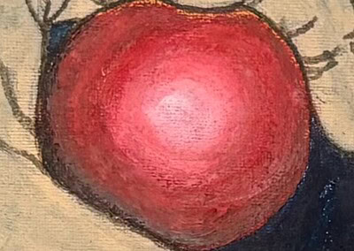 Nahaufnahme des Balls in der geschlossenen Hand