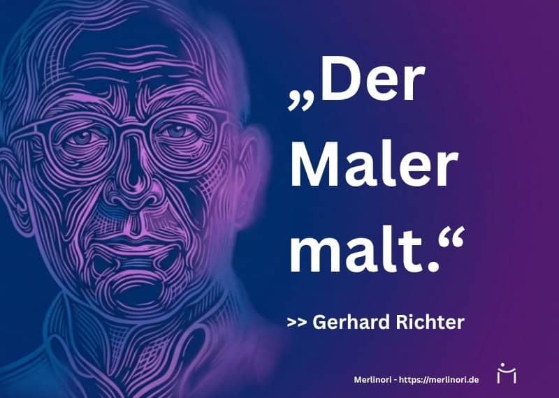 Der Maler malt – Warum Kunst im Tun beginnt