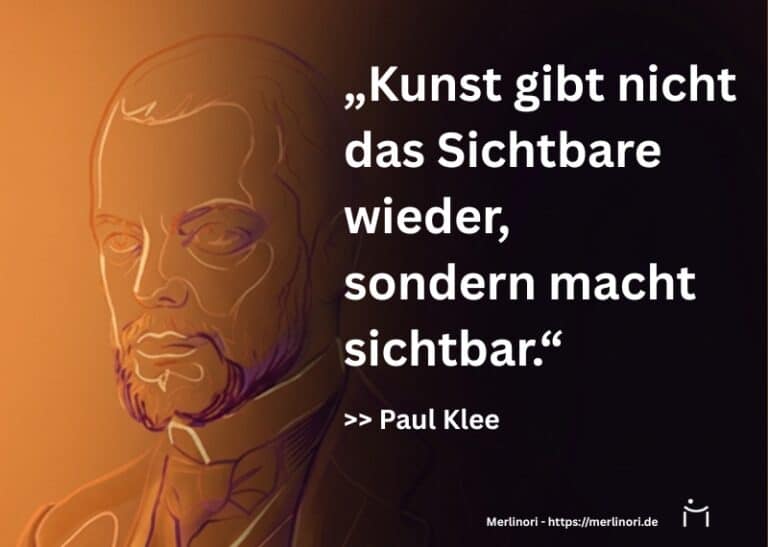 Zitate zur Kunst von Paul Klee Kunst macht sichtbar