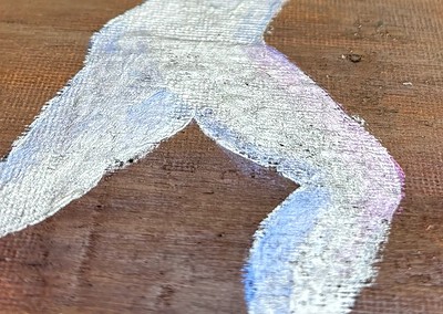 Line Figur - Details der Hüfte und Beine