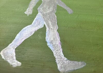 Rechte Figur von unten aufgenommen