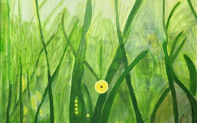 Im Licht – Acrylbild zwischen Natur und Wahrnehmung – Bild #29