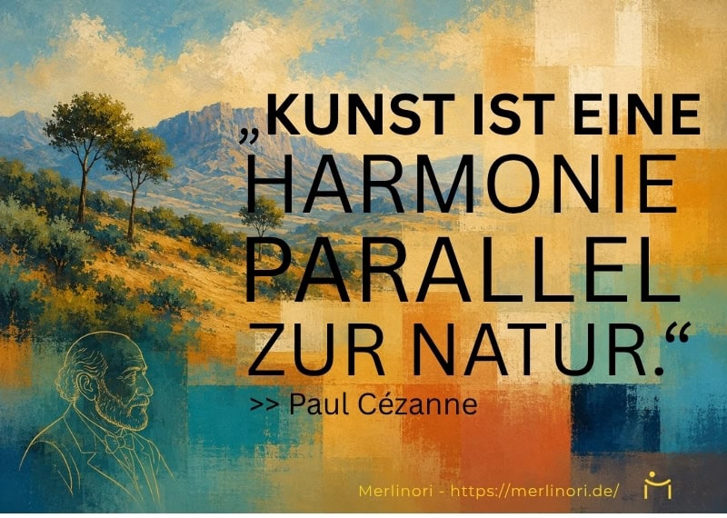 Cézanne und die Natur Kunstzitat