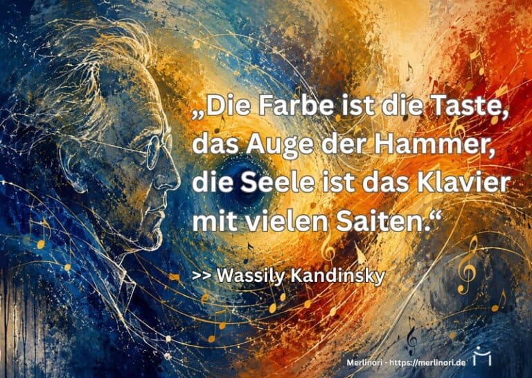 Kandinsky Farbe Seele - ein besonderes Kunstzitat mit Klang