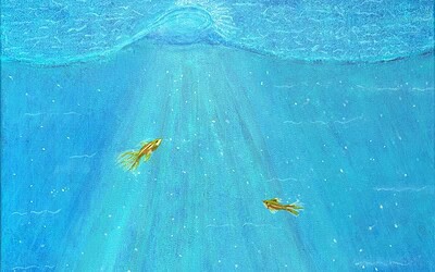 Abstraktes Unterwasserbild „Unter der Oberfläche“ – Bild #31